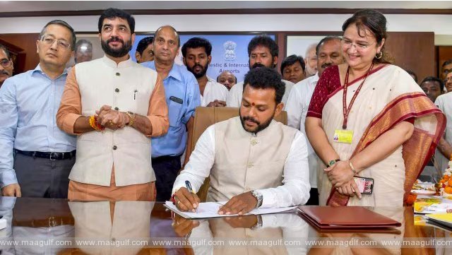 Rammohan Naidu took charge as Union Minister..